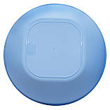 Миска салатниця пластикова 5 літрів Хвиля блакитна Ø 30.5 см h=15 см (ПолімерАгро), фото 3