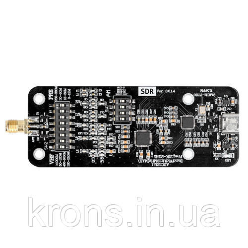Плата приймач SDR, 10 кГц-2Гц, АЦП 12 бітів, MSI2500 MSI001