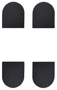 AGB ECLIPSE 2.0 Комплект ковпачків чорний*