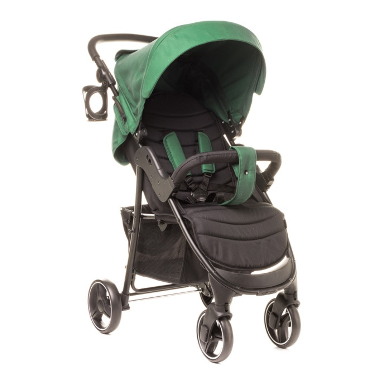 Дитячий прогулянковий візок демісезонний 4Baby RAPID XXIII дитячий компактний візок книжка зелена