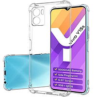 Чохол Fiji Proof для Vivo Y15s бампер з посиленими бортамиTransparent