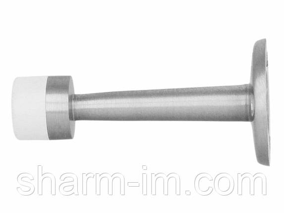 Amig Упор дверний торцевий мод.600 - Ø19x75 mm матовий хром, фото 1