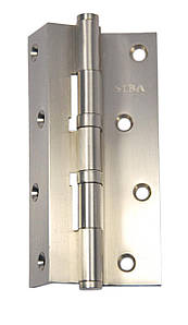 SIBA Завіса латунна кутова універсальна 125 мм 2BB матовий нікель SN