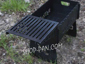 Решітка-стіл для мангалу 31x31 см: сталева жарочна поверхня для готування та підігріву, 3 мм