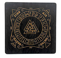 Рунический алтарь из дерева на английском языке 26см (34610)