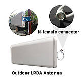 Антена спрямована логоперіодична "прапорець" 700-2700 МГц 10 дБі (для репітера, модема, дрона), фото 3