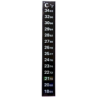 Термометр-наклейка зовнішній, прямокутний