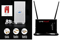 Комплект WiFi роутер 3G 4G QUANTA Une Plus 33 с антенной MIMO 9 дБи