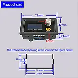XY-SK80 DC DC знижувальний підвищувальний 0.6-36V 5A CC/CV, фото 5