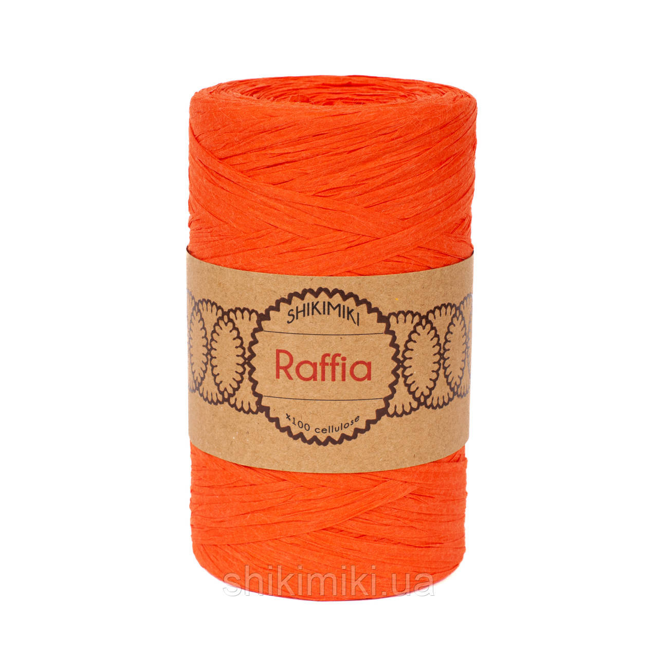 Пряжа Raffia Shikimiki, колір Хурма