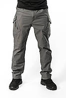 Тактические штаны серые Арт1128 отличные брюки для походов и активного отдыха, анатомический крой, множество к