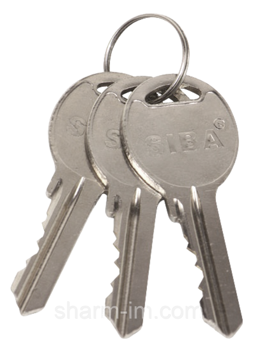 SIBA Циліндр 68 мм (31/37) кл-кл 3 кл. жовтий 12168/C