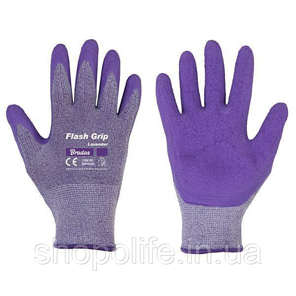 Рукавички захисні FLEX GRIP LAVENDER, розмір 6, RWFGLR6 Shopolife, фото 1