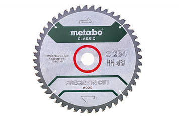 Диск пильний 254 х 30 (48Т) Metabo Precision cut Classic (628061000) Shopolife
