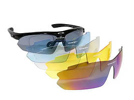Тактичні поляризаційні окуляри Oakley зі змінними лінзами, балістичні окуляри 5 в 1 SN-116