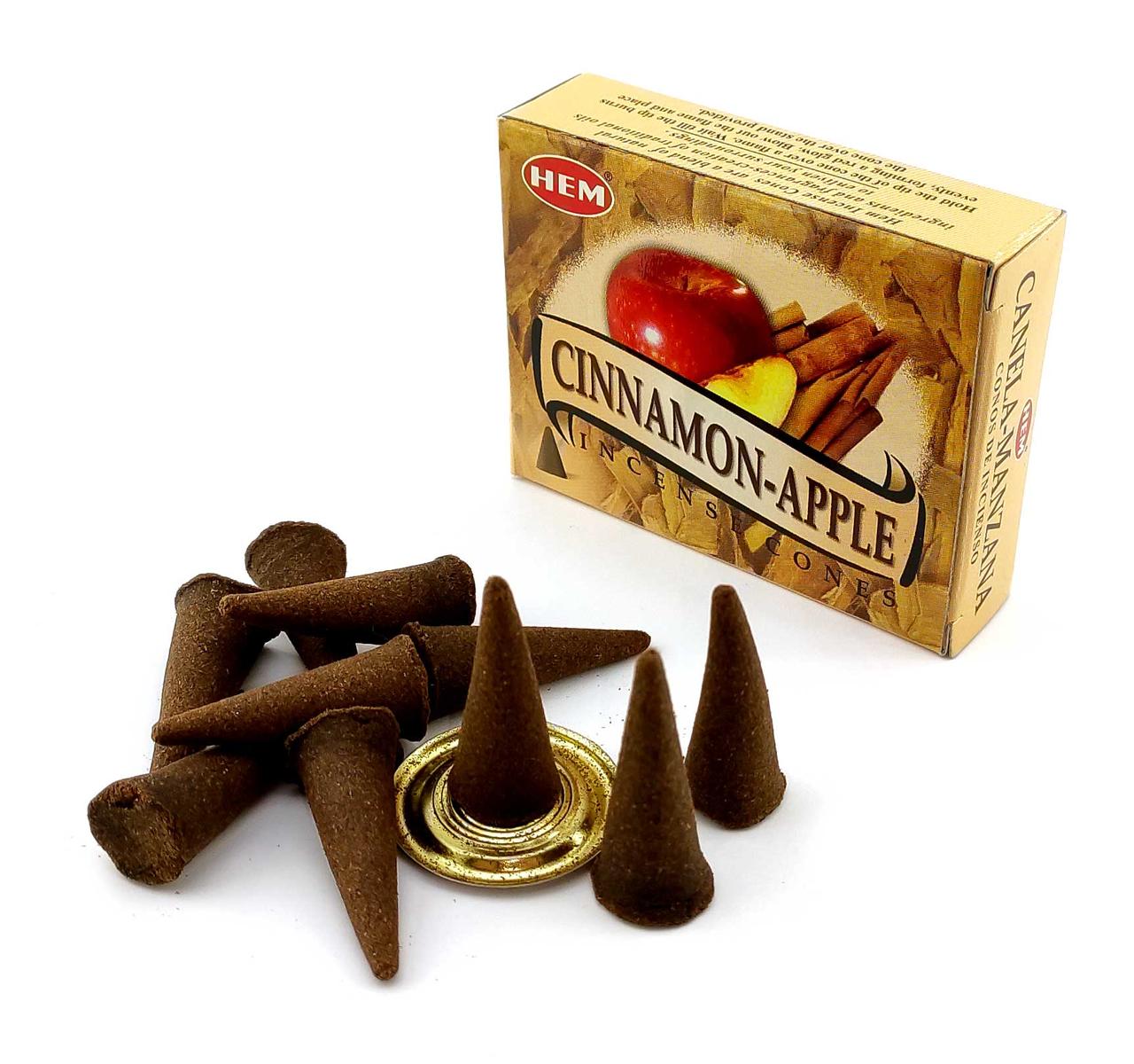 Пахощі Cinnamon Apple "Кориця та Яблуко" Hem конусні Індія, фото 1