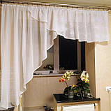 Тюль на кухню. Кухонна завіска. Красива тюль на кухню. Коротка тюль. Тюль до підвіконня. Фіранки, фото 8