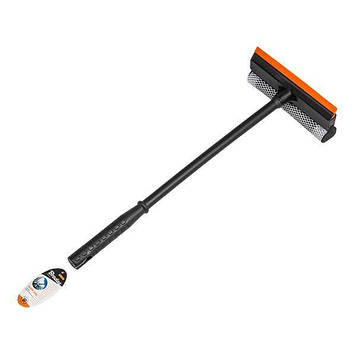 Скребок для миття вікон 20 см, живець 50 см, ES9408 Shopolife