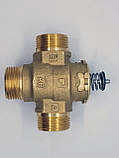 Триходовий клапан латунний на газовий котел Hermann Supermaster, Eura H021001424, фото 3