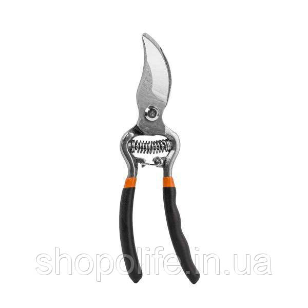 Секатор ергономічний 8,5", CARBON-STEEL, KT-RG1008 Shopolife, фото 1