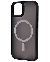 Чехол с поддержкой magsafe WAVE Matte Colorful Case для iPhone 13 black