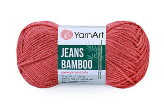 YarnArt Jeans Bamboo, Світла цегла №142
