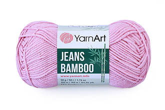 YarnArt Jeans Bamboo, Рожевий №110