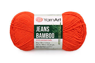 YarnArt Jeans Bamboo, Мандарин №141