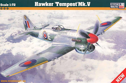 Hawker "Tempest" Mk.V. Збірна модель літака у масштабі 1/72. MISTER CRAFT D-213, фото 1