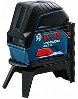 Лазерный нивелир Bosch GCL 2-15 с креплением RM 1 Professional (0601066E00) : 2 линии / 2 точки, красный SPL