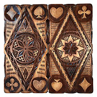 Нарди оформлені ручним різьбленням , 60*30*8 см, арт.190303