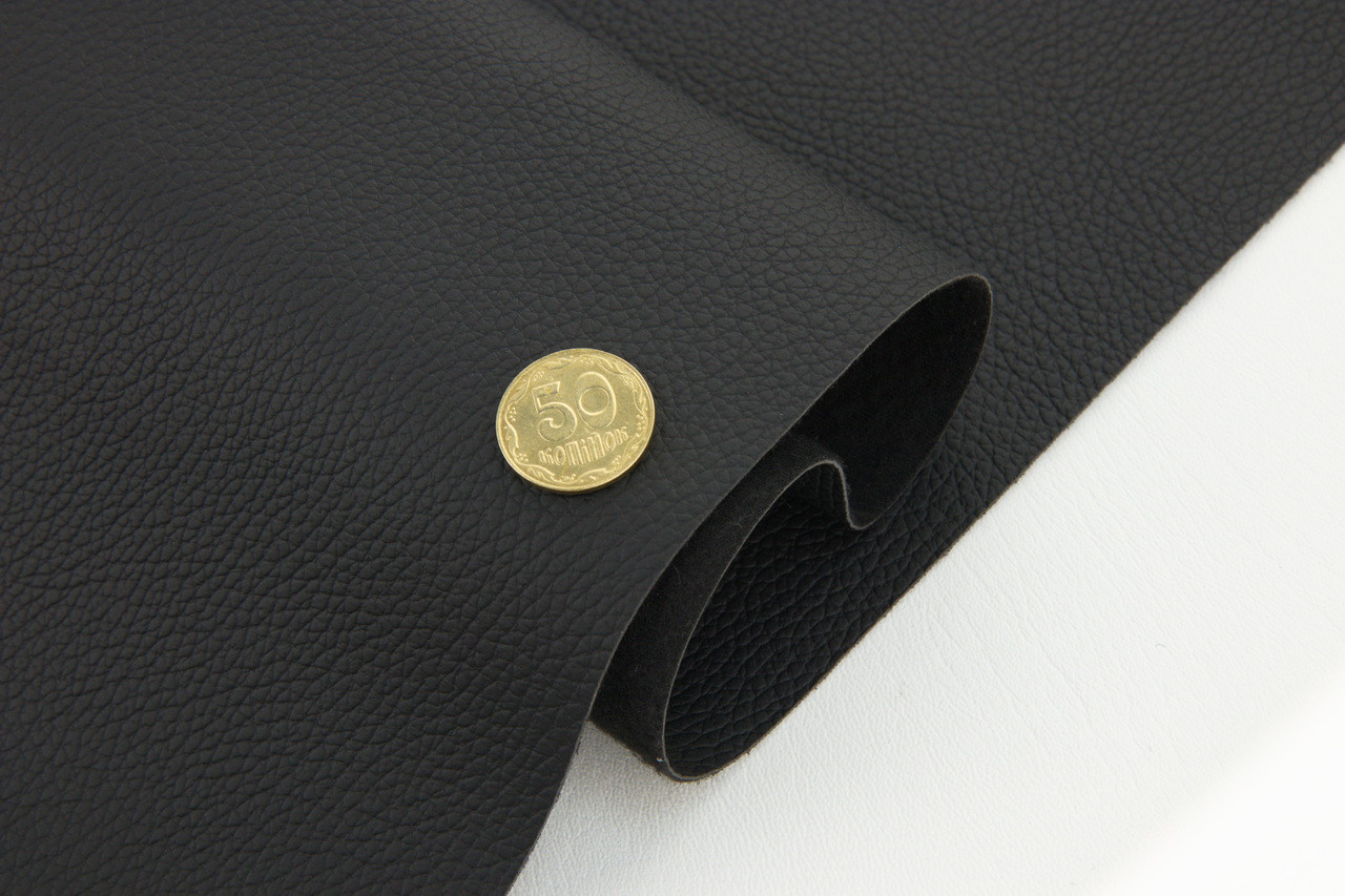 Біеластик, Шкірзамінник Hercul 990 чорний, структурований, шир. 1.40м Туреччина, фото 1