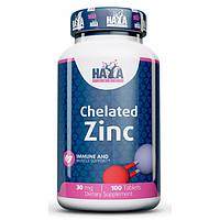 Цинк хелат HayaLabs Zinc Bisglycinate 30 мг - 100 таб