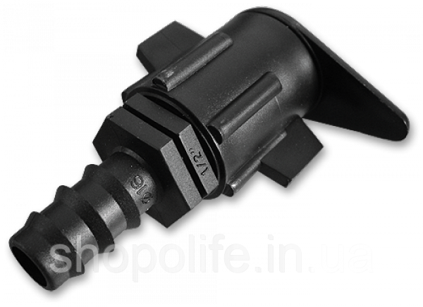 Старт-конектор плоский шланг/трубка 16 мм, DSWA08-16L Shopolife, фото 1