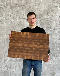 Торцева обробна дошка з дуба розміром 60х40х4,5 см