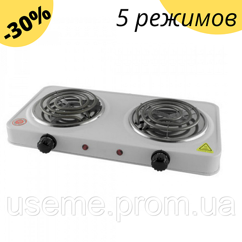 Купить Электроплита Rainberg RB-888 настольная 2400 вт белая плита со ...