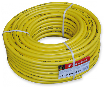 BRADAS Шланг технічний YELLOW 12,5 х 3мм17 BAR, TH12,5*3YL Shopolife