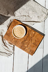 Торцева обробна дошка з дуба розміром 20х30х3 см