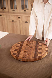 Торцева обробна дошка з дуба діаметром 50 см