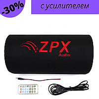 Колонка автомобильная сабвуфер с усилителем ZPX 8 Cm 800W с Bluetooth черная бочка колонка Shopolife USE