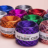 Yarnart METALLIC CLUB (Металік Клаб) № 8112 червоний (Трикотажна пряжа, нитки для в'язання), фото 6