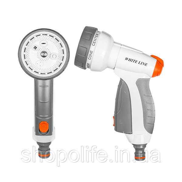 Пістолет для поливу 7 режимів, WATER CLICK, WHITE LINE, WL-EN53M Shopolife, фото 1