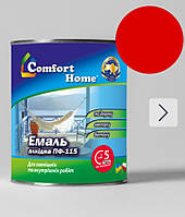 Эмаль алкидная красная ПФ-115 "Comfort Home" 0,9кг