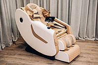 Массажное кресло для дома автоматическое кресло с массажем XZERO V12+Premium White для людей до 120 кг