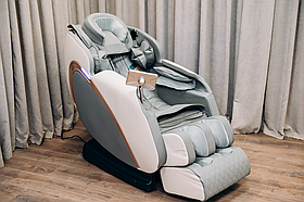 Масажне електро крісло для масажу будинку для користувача до 120 кг ваги XZERO X10 SL GRAY зріст до 185см