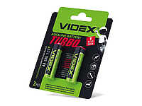 Батарейка щелочная Videx АА / LR6 Turbo Blister 2 шт