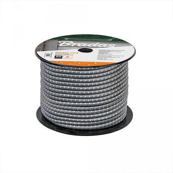 Шнур еластичний гумовий 0,8см x 50м сірий BUNGEE CORD HOOK, BCDIY-0850GY-R Shopolife