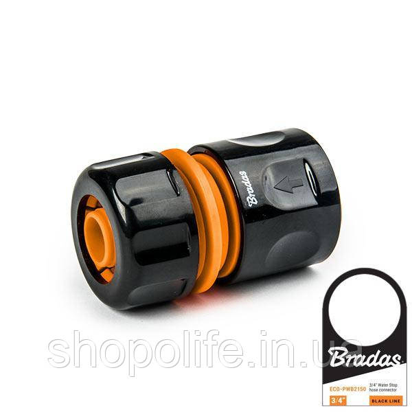 Конектор 3/4", POWER JET — STANDARD, BLACK LINE, без ярлика, ECO-PWB2163L Shopolife, фото 1
