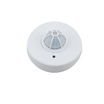 Датчик руху ДР 013Б білий 1200 Вт 180-360 гр. 12 м. IP20 TNSy Shopolife
