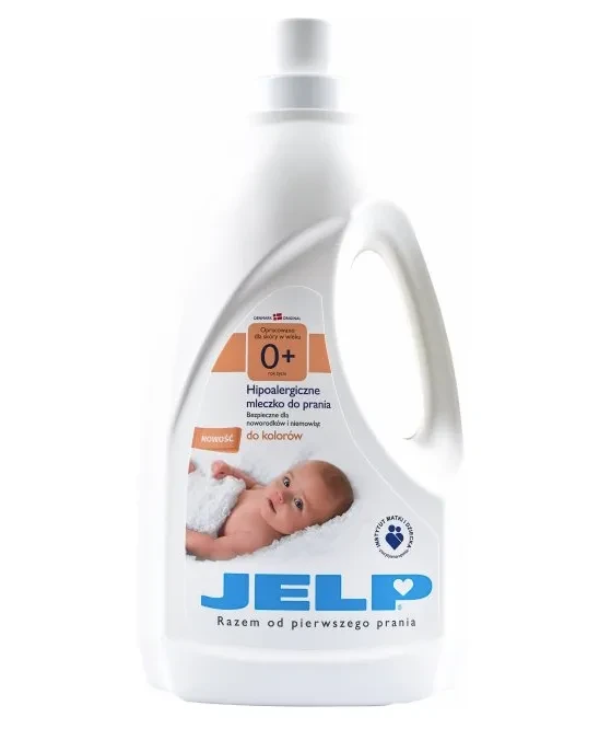 Гіпоалергенне молочко для прання кольорового JELP 0+ 1,5 л